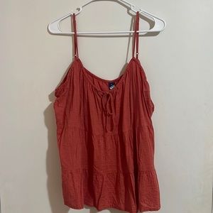Tiered Terracotta Tank Top